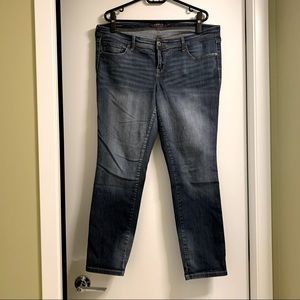 TORRID Premium Luxe Skinny Darker Medium Jeans